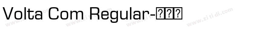 Volta Com Regular字体转换